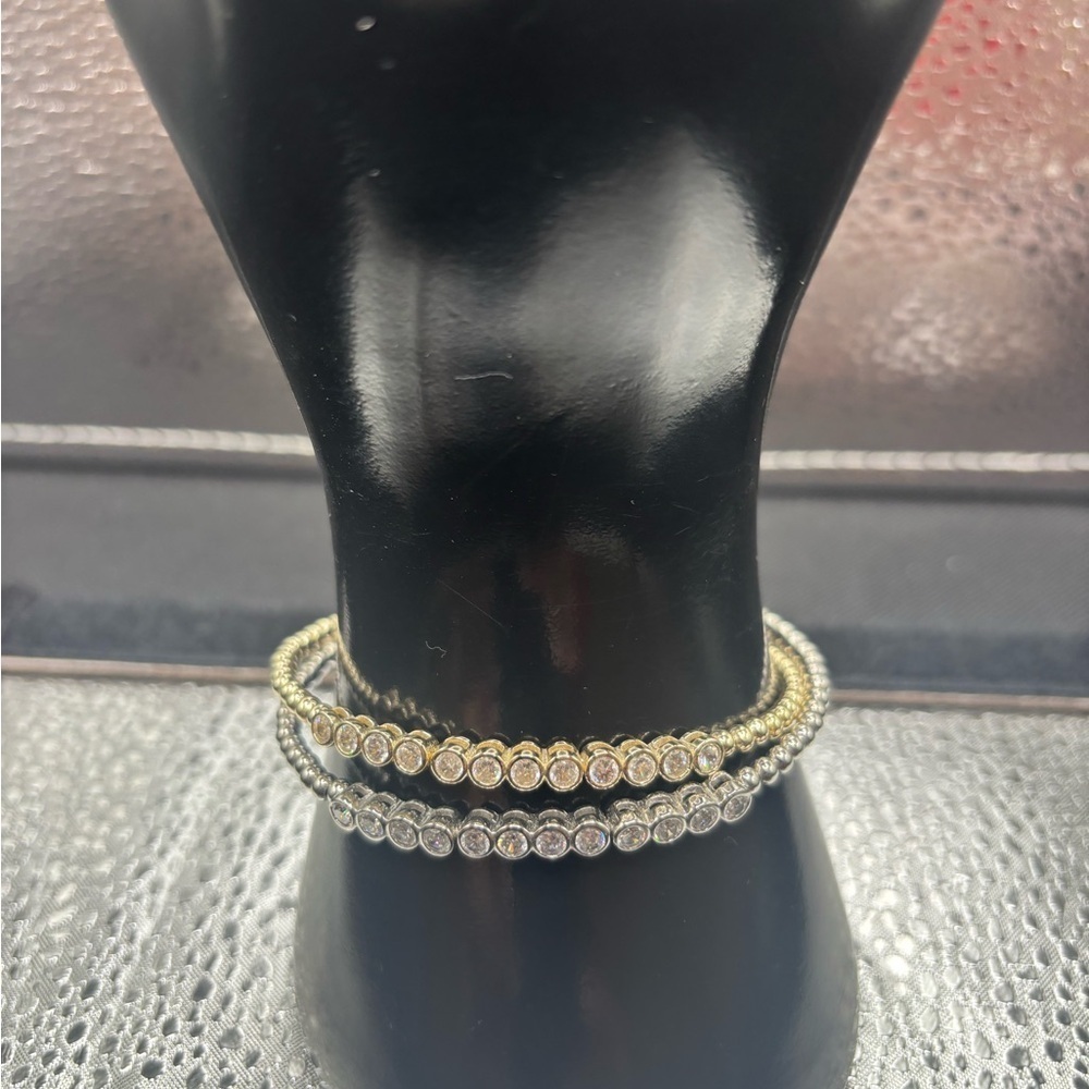 Elegant Gold or Silver Bangles Totally Adjustable
